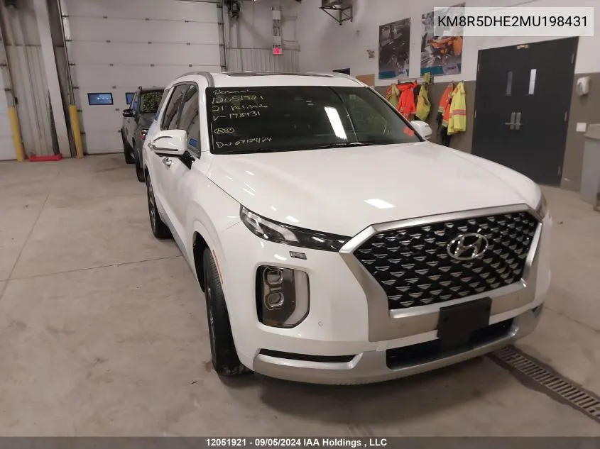 2021 Hyundai Palisade Limited VIN: KM8R5DHE2MU198431 Lot: 12051921