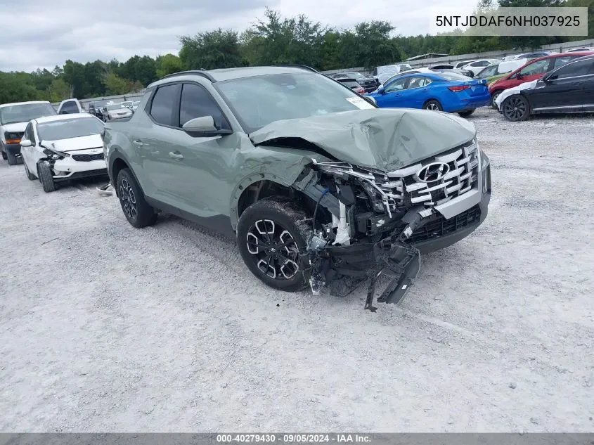 5NTJDDAF6NH037925 2022 Hyundai Santa Cruz Sel Premium