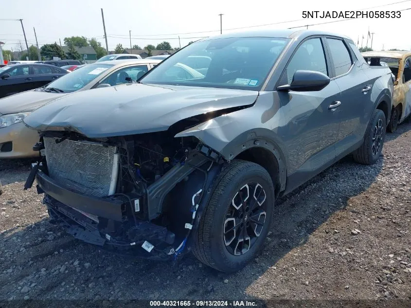 5NTJADAE2PH058533 2023 Hyundai Santa Cruz Se