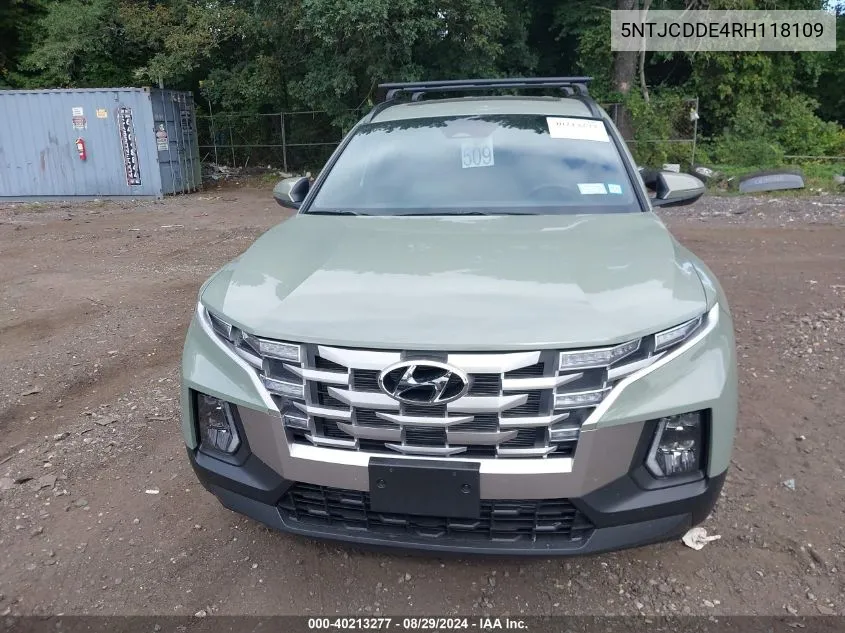 5NTJCDDE4RH118109 2024 Hyundai Santa Cruz Sel