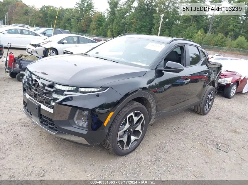 2024 Hyundai Santa Cruz Limited VIN: 5NTJEDDF4RH103239 Lot: 40351863