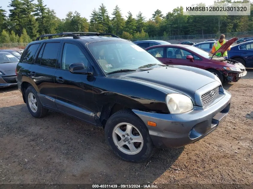 KM8SB12B02U301320 2002 Hyundai Santa Fe Gl