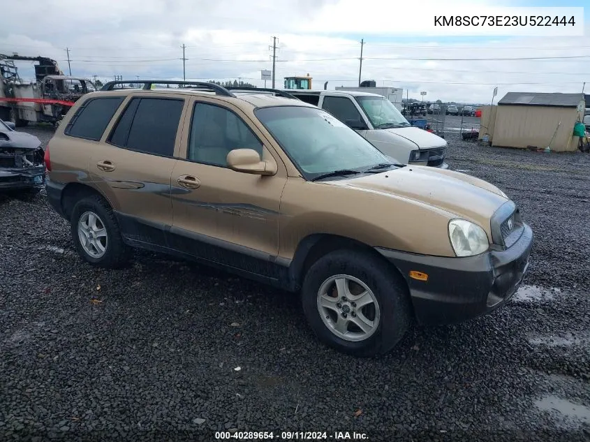 KM8SC73E23U522444 2003 Hyundai Santa Fe Gls/Lx