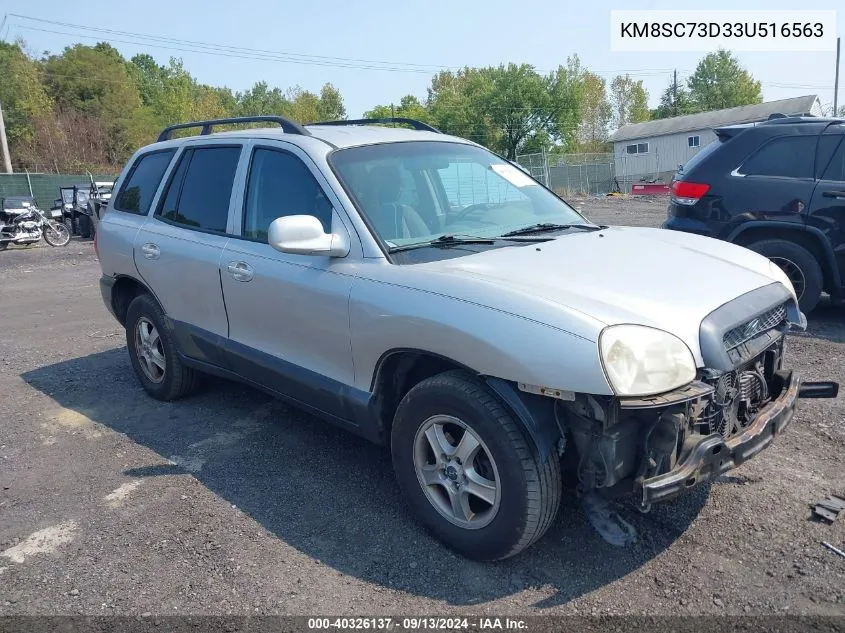 KM8SC73D33U516563 2003 Hyundai Santa Fe Gls/Lx