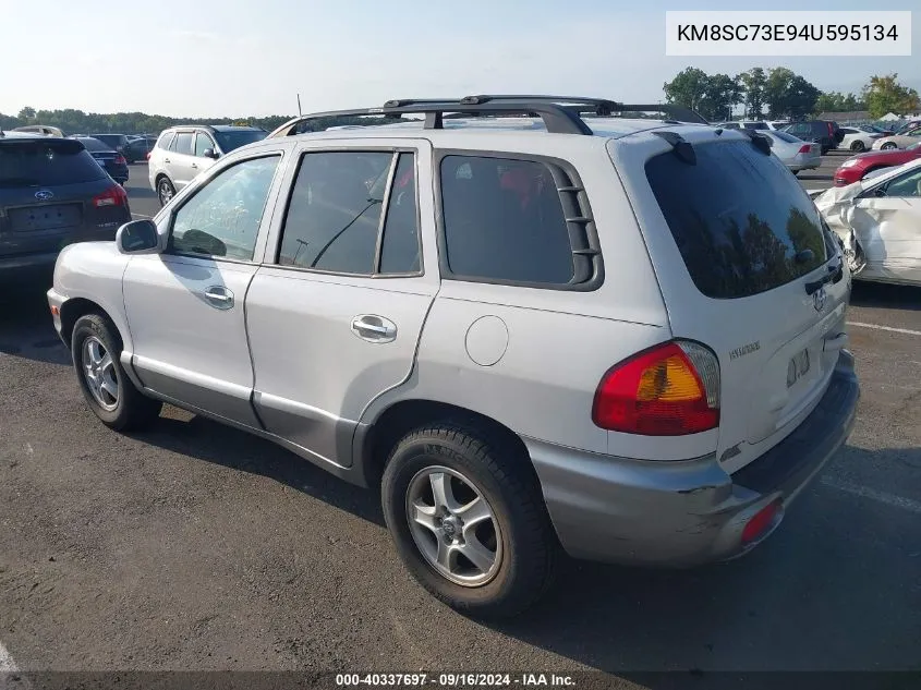 2004 Hyundai Santa Fe Gls/Lx VIN: KM8SC73E94U595134 Lot: 40337697