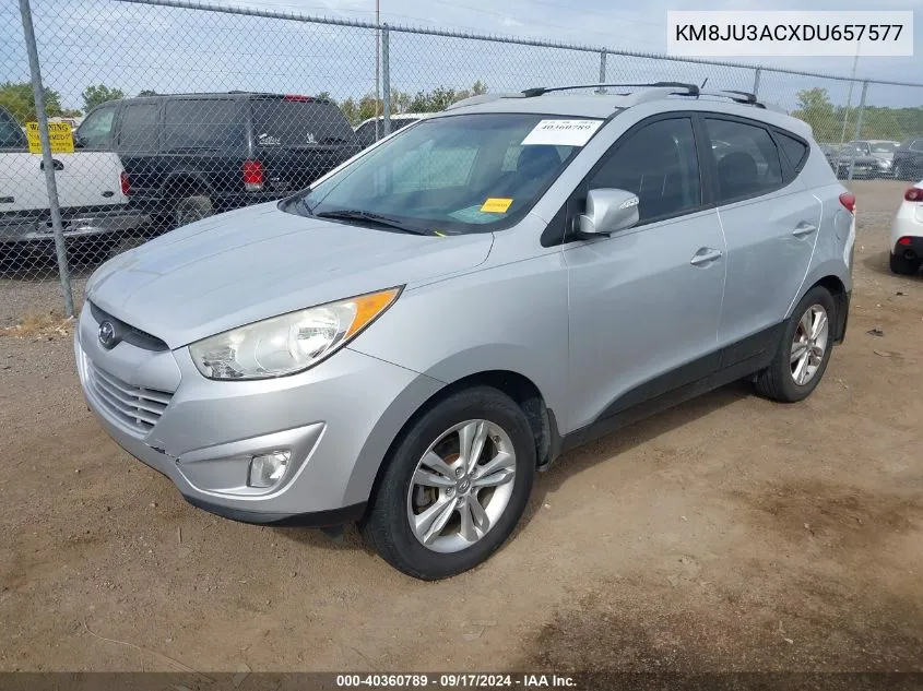 KM8JU3ACXDU657577 2013 Hyundai Tucson Gls