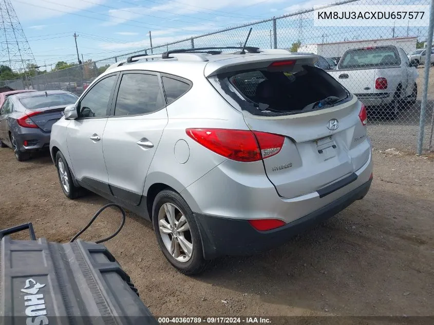 2013 Hyundai Tucson Gls VIN: KM8JU3ACXDU657577 Lot: 40360789