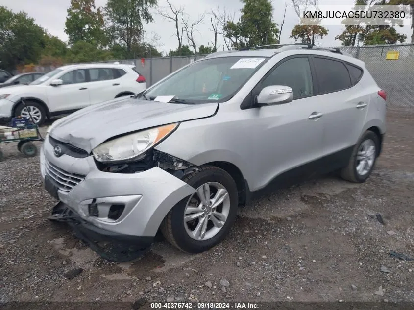 2013 Hyundai Tucson Gls/Limited VIN: KM8JUCAC5DU732380 Lot: 40375742