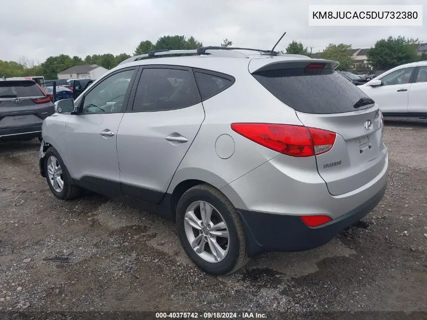 2013 Hyundai Tucson Gls/Limited VIN: KM8JUCAC5DU732380 Lot: 40375742