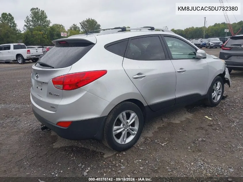 2013 Hyundai Tucson Gls/Limited VIN: KM8JUCAC5DU732380 Lot: 40375742