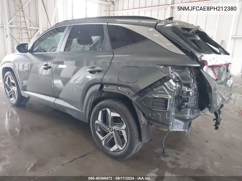 2023 Hyundai Tucson Sel VIN: 5NMJFCAE8PH212380 Lot: 40365472