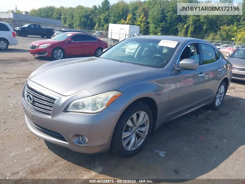 2011 Infiniti M37X VIN: JN1BY1AR0BM372196 Lot: 40329973