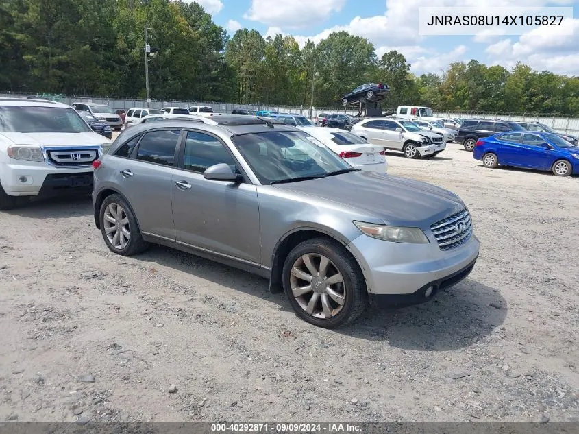 2004 Infiniti Fx35 VIN: JNRAS08U14X105827 Lot: 40292871