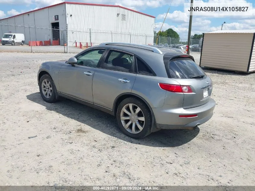 2004 Infiniti Fx35 VIN: JNRAS08U14X105827 Lot: 40292871