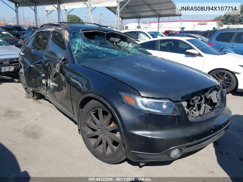 2004 Infiniti Fx35 VIN: JNRAS08U94X107714 Lot: 40322280