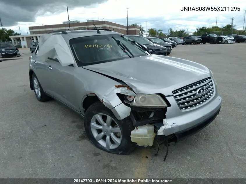 JNRAS08W55X211295 2005 Infiniti Fx35