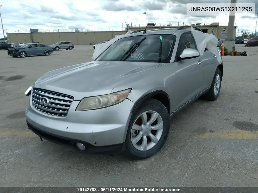 2005 Infiniti Fx35 VIN: JNRAS08W55X211295 Lot: 20142703