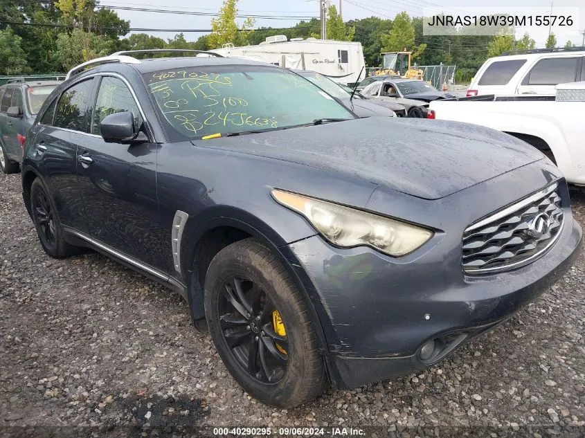 2009 Infiniti Fx35 VIN: JNRAS18W39M155726 Lot: 40290295