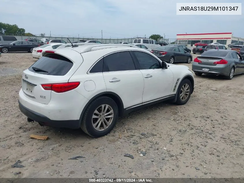 2009 Infiniti Fx35 VIN: JNRAS18U29M101347 Lot: 40323742