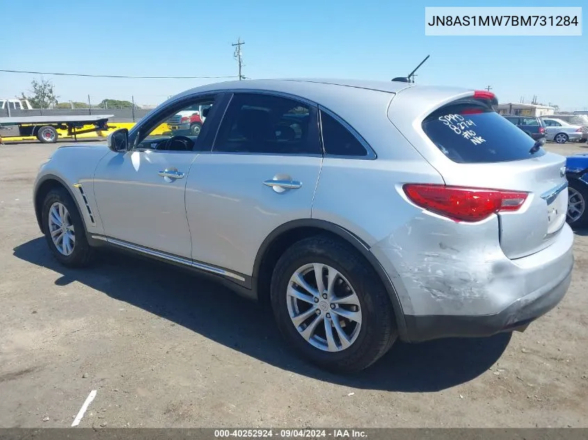 2011 Infiniti Fx35 VIN: JN8AS1MW7BM731284 Lot: 40252924