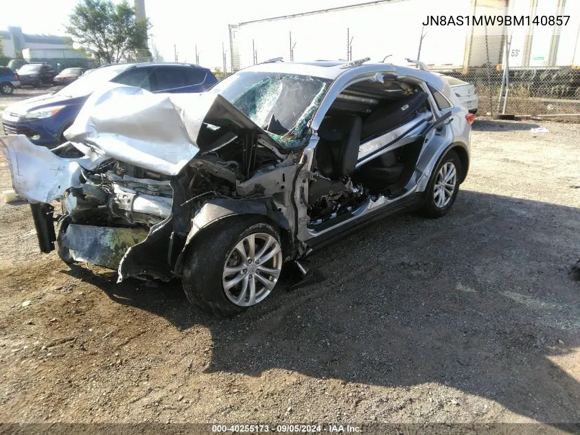 2011 Infiniti Fx35 VIN: JN8AS1MW9BM140857 Lot: 40255173