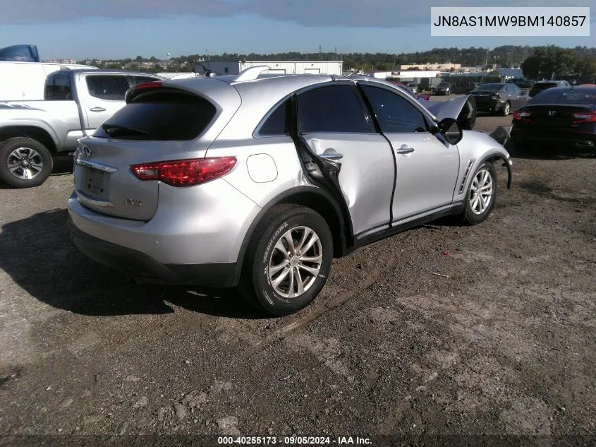 2011 Infiniti Fx35 VIN: JN8AS1MW9BM140857 Lot: 40255173