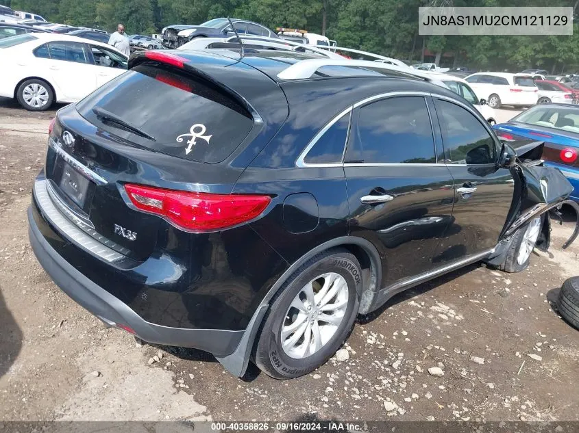 2012 Infiniti Fx35 VIN: JN8AS1MU2CM121129 Lot: 40358826