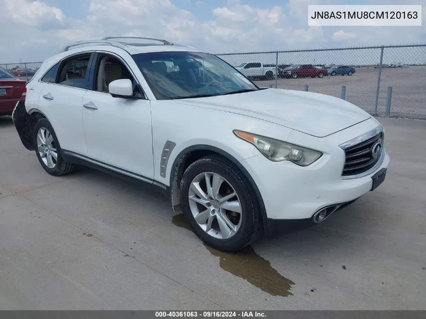 JN8AS1MU8CM120163 2012 Infiniti Fx35