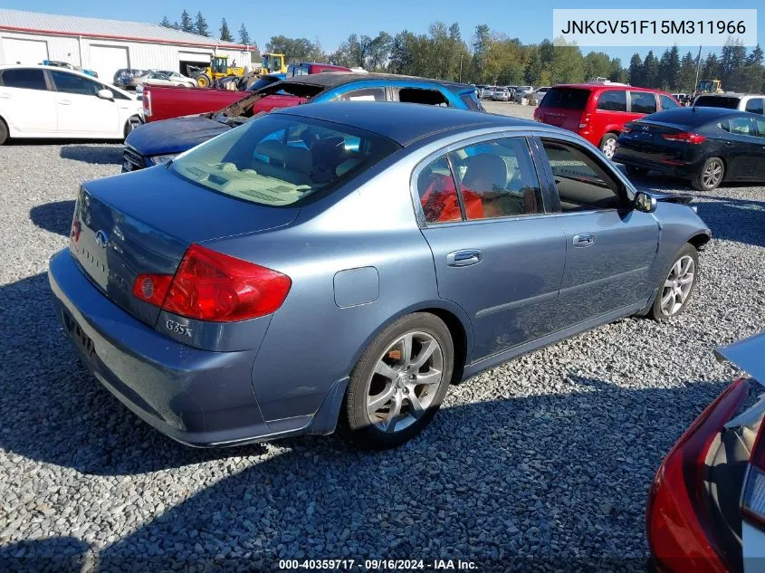 JNKCV51F15M311966 2005 Infiniti G35X