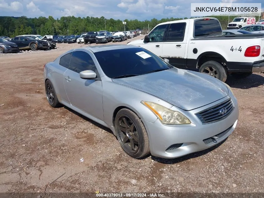 2008 Infiniti G37 Journey/Sport VIN: JNKCV64E78M105628 Lot: 40379013