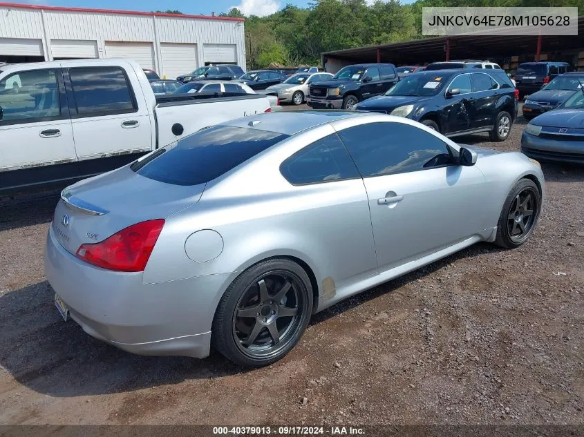 2008 Infiniti G37 Journey/Sport VIN: JNKCV64E78M105628 Lot: 40379013