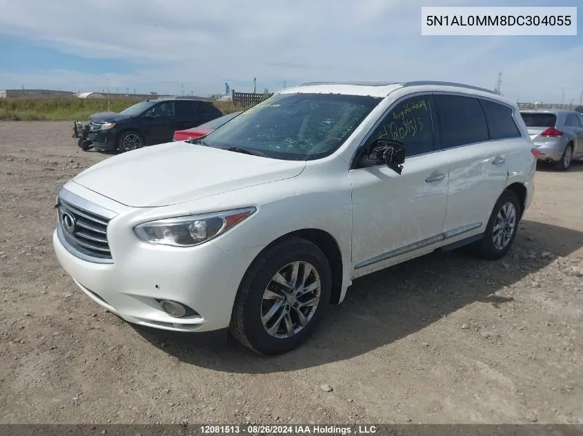 5N1AL0MM8DC304055 2013 Infiniti Jx35