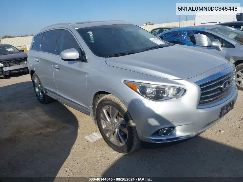 2013 Infiniti Jx35 VIN: 5N1AL0MN0DC345448 Lot: 40144045