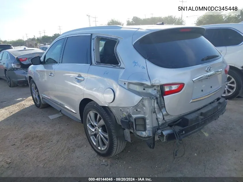 2013 Infiniti Jx35 VIN: 5N1AL0MN0DC345448 Lot: 40144045