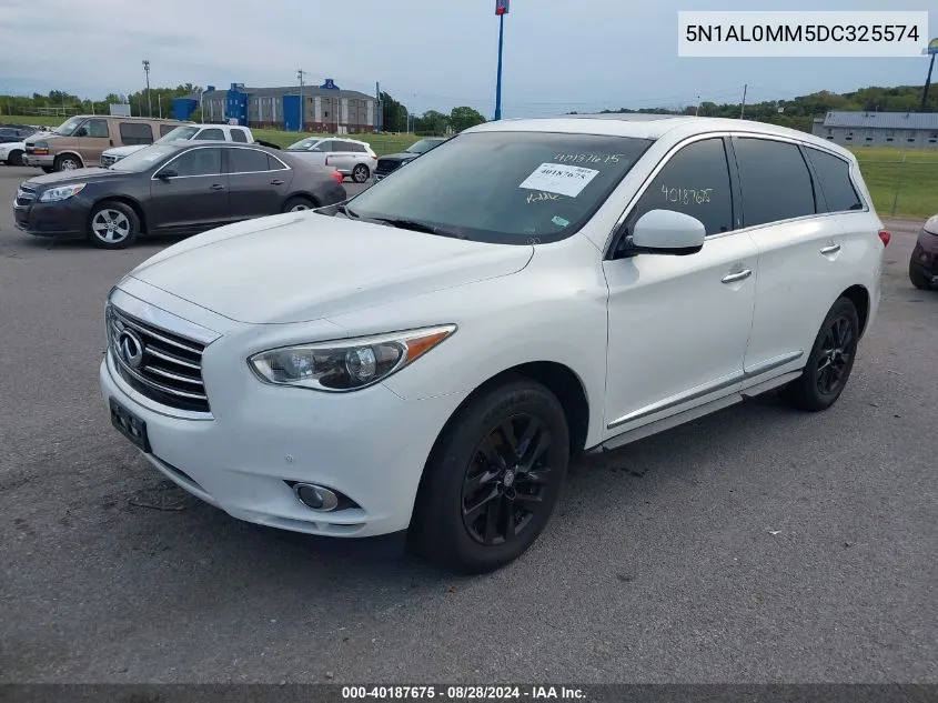 2013 Infiniti Jx35 VIN: 5N1AL0MM5DC325574 Lot: 40187675