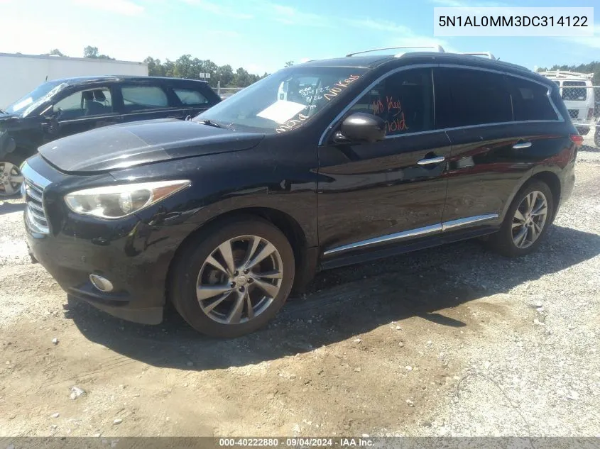 5N1AL0MM3DC314122 2013 Infiniti Jx35