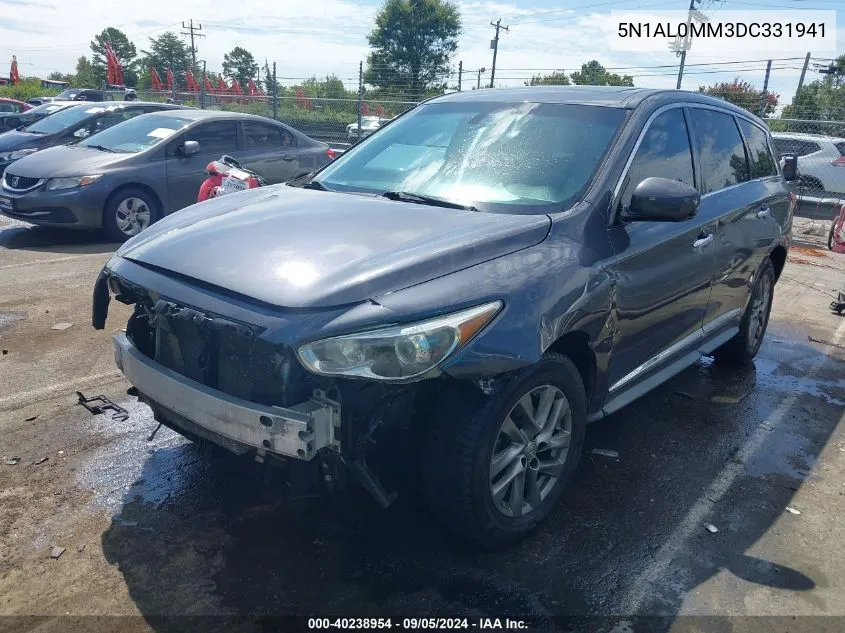 2013 Infiniti Jx35 VIN: 5N1AL0MM3DC331941 Lot: 40238954