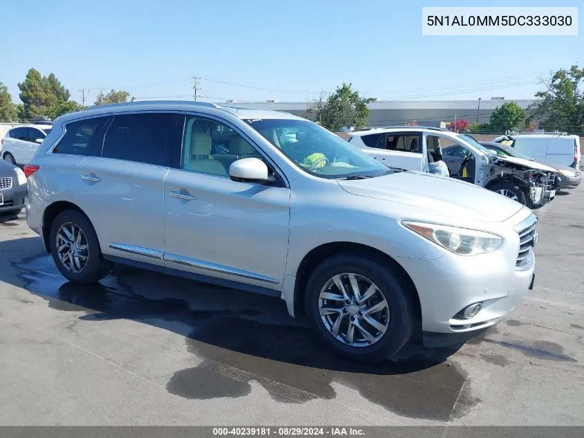 2013 Infiniti Jx35 VIN: 5N1AL0MM5DC333030 Lot: 40239181