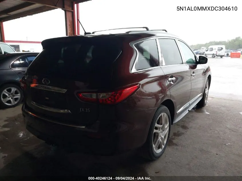 5N1AL0MMXDC304610 2013 Infiniti Jx35