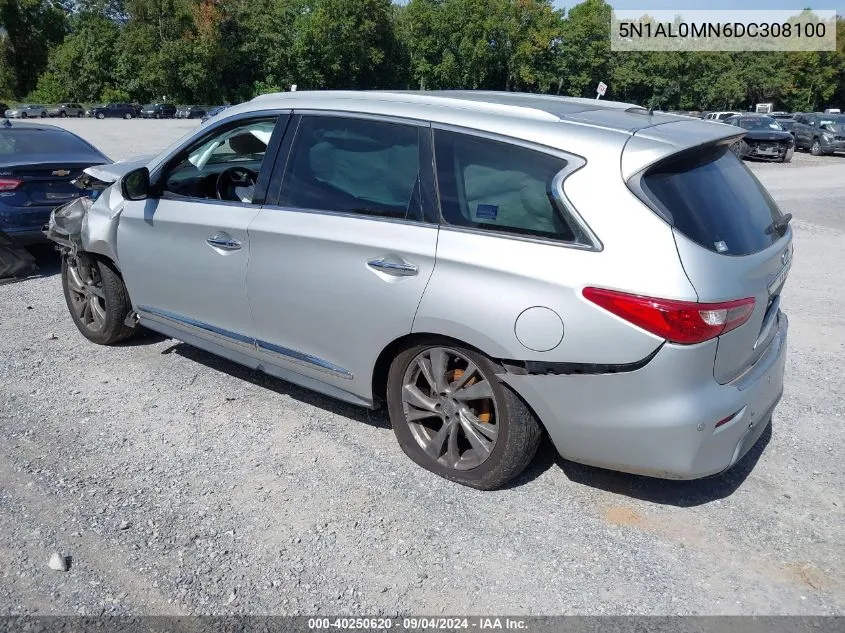 2013 Infiniti Jx35 VIN: 5N1AL0MN6DC308100 Lot: 40250620