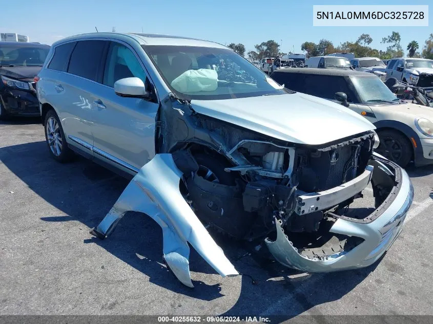 2013 Infiniti Jx35 VIN: 5N1AL0MM6DC325728 Lot: 40255632