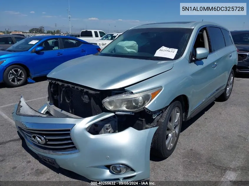 2013 Infiniti Jx35 VIN: 5N1AL0MM6DC325728 Lot: 40255632