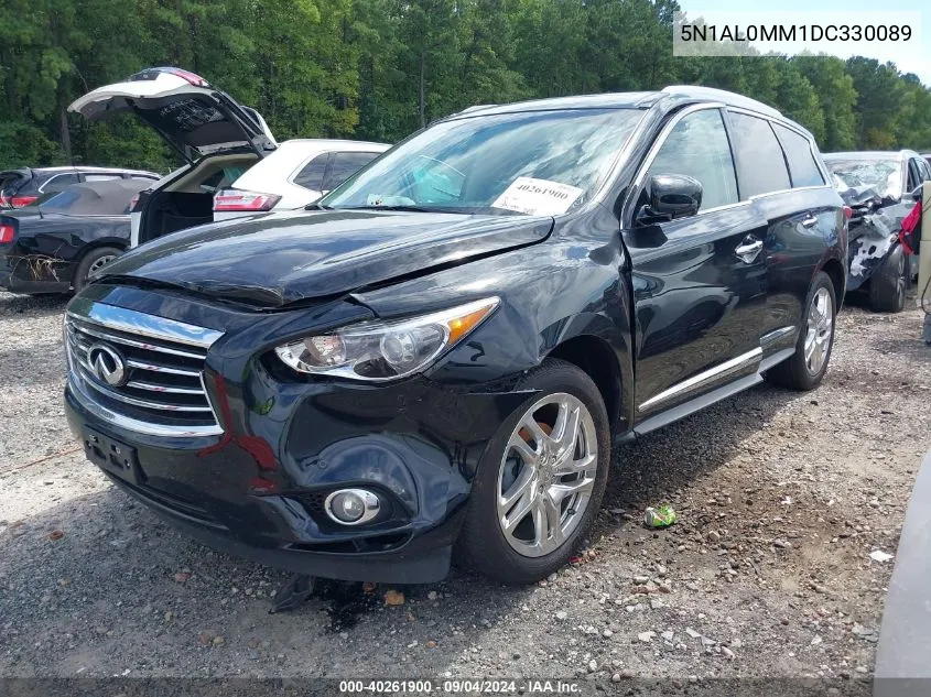 2013 Infiniti Jx35 VIN: 5N1AL0MM1DC330089 Lot: 40261900