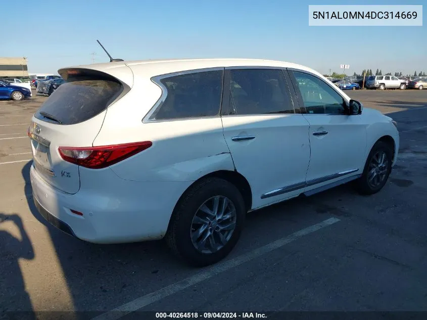 5N1AL0MN4DC314669 2013 Infiniti Jx35