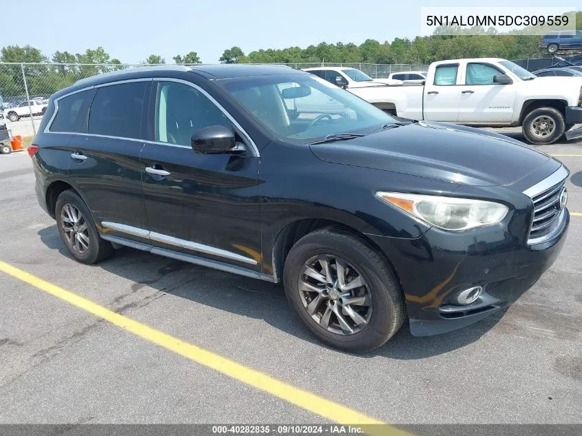 2013 Infiniti Jx35 VIN: 5N1AL0MN5DC309559 Lot: 40282835