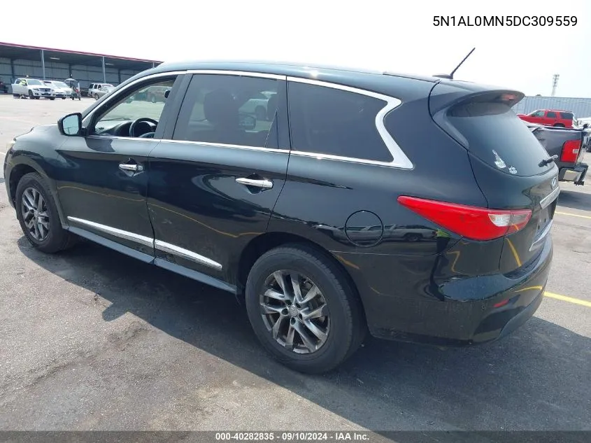 2013 Infiniti Jx35 VIN: 5N1AL0MN5DC309559 Lot: 40282835