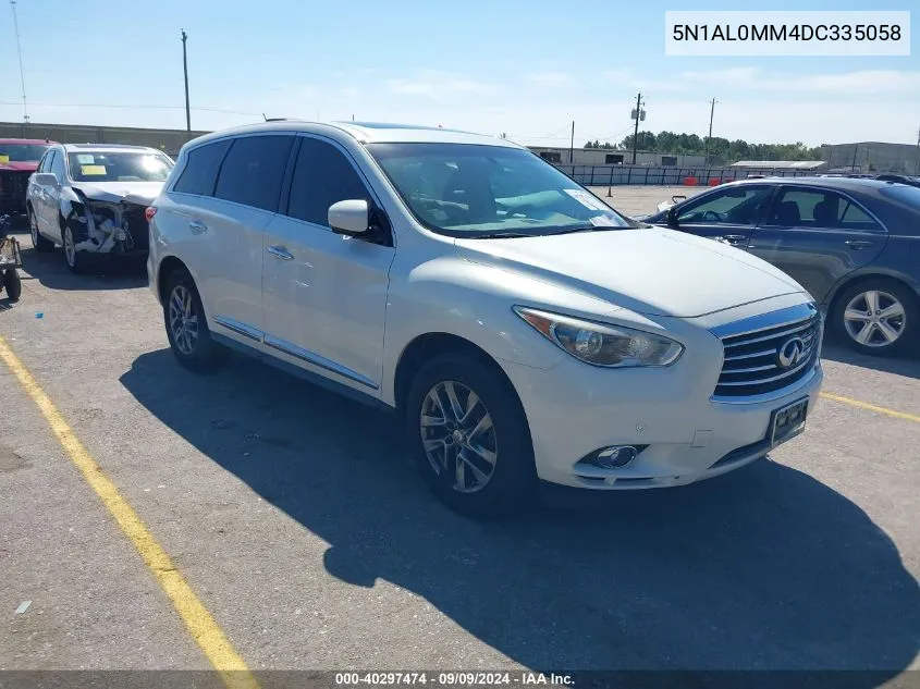 2013 Infiniti Jx35 VIN: 5N1AL0MM4DC335058 Lot: 40297474