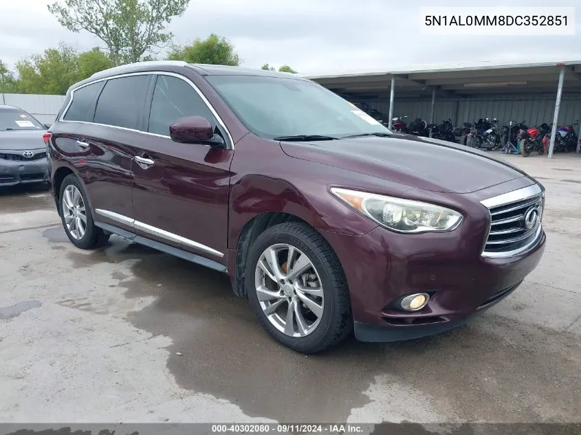 5N1AL0MM8DC352851 2013 Infiniti Jx35