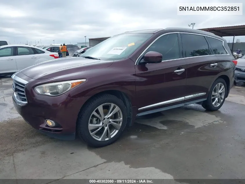 5N1AL0MM8DC352851 2013 Infiniti Jx35