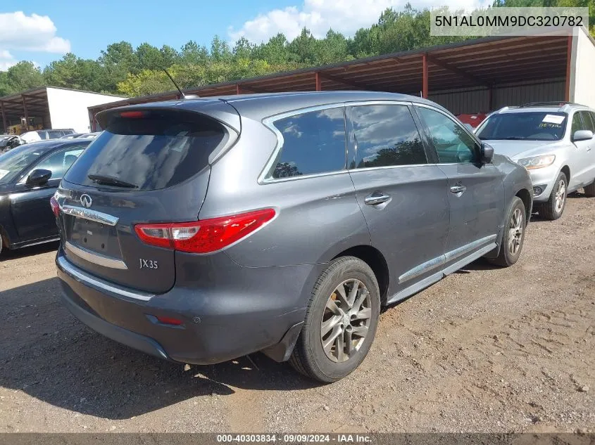 2013 Infiniti Jx35 VIN: 5N1AL0MM9DC320782 Lot: 40303834